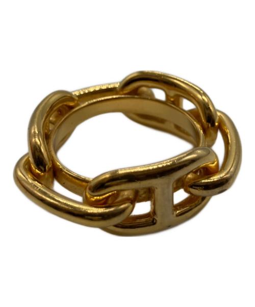 HERMES（エルメス）HERMES (エルメス) スカーフリング ゴールドカラー サイズ:21号の古着・服飾アイテム