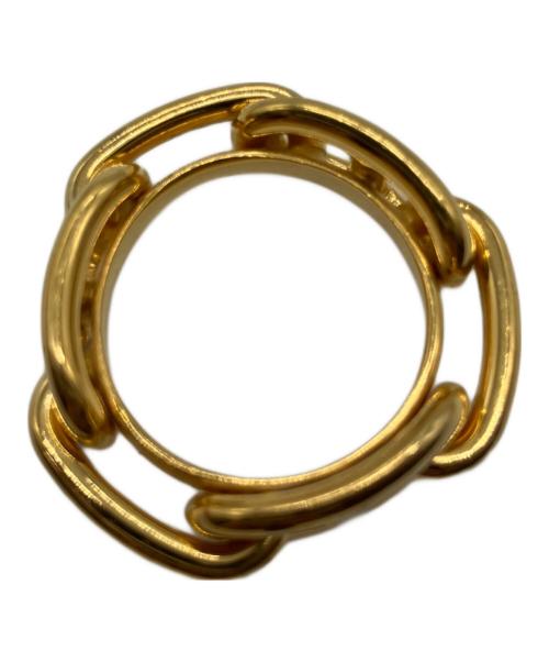 HERMES（エルメス）HERMES (エルメス) スカーフリング ゴールドカラー サイズ:21号の古着・服飾アイテム