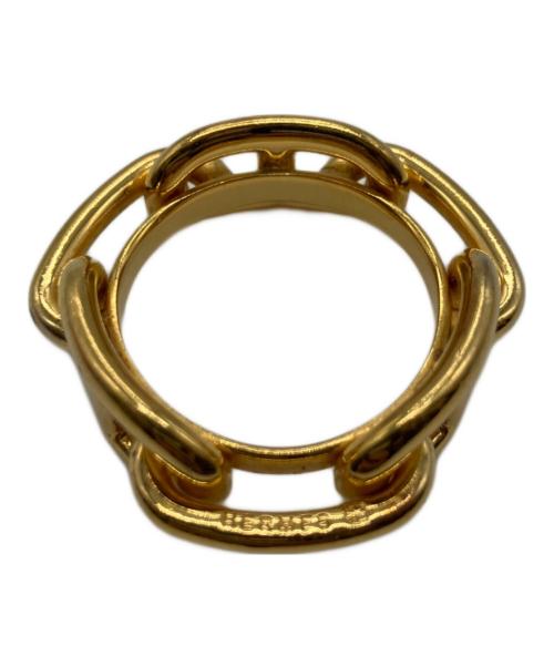 HERMES（エルメス）HERMES (エルメス) スカーフリング ゴールドカラー サイズ:21号の古着・服飾アイテム