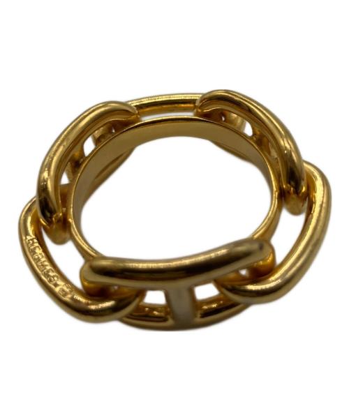 HERMES（エルメス）HERMES (エルメス) スカーフリング ゴールドカラー サイズ:21号の古着・服飾アイテム