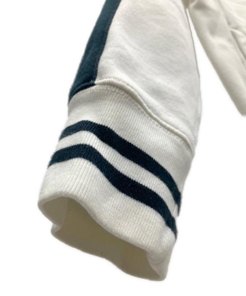 POLO RALPH LAUREN（ポロ・ラルフローレン）POLO RALPH LAUREN (ポロ・ラルフローレン) ワンポイント刺繍トラックジャケット ホワイト×ブラック サイズ:Sの古着・服飾アイテム