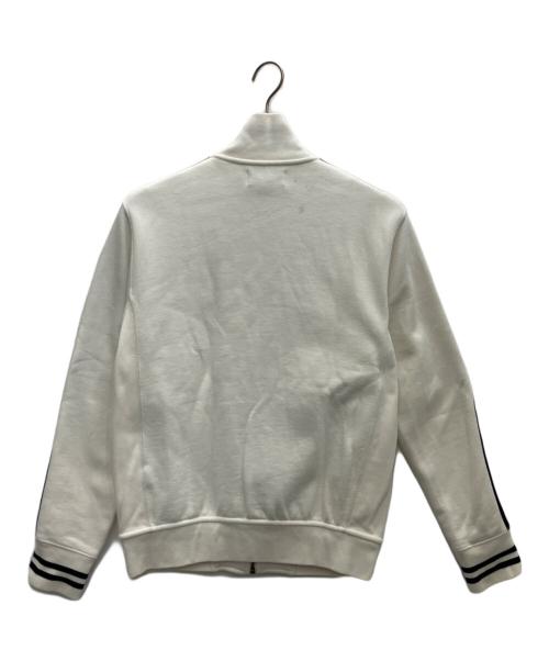 POLO RALPH LAUREN（ポロ・ラルフローレン）POLO RALPH LAUREN (ポロ・ラルフローレン) ワンポイント刺繍トラックジャケット ホワイト×ブラック サイズ:Sの古着・服飾アイテム