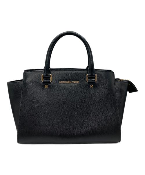 MICHAEL KORS（マイケル・コース）MICHAEL KORS (マイケル・コース) ハンドバッグ ブラックの古着・服飾アイテム