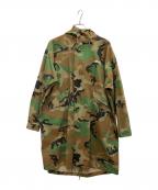 stussyステューシー）の古着「ミリタリーコート」｜ブラウン×オリーブ