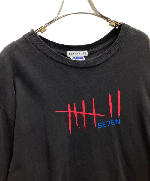 flagstuff（フラグスタフ）FLAGSTUFF (フラグスタフ) 長袖カットソー ブラック サイズ:Lの古着・服飾アイテム