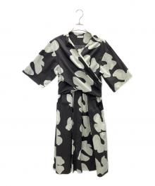 marimekko（マリメッコ）の古着「半袖ワンピース」｜グレー