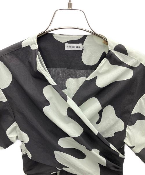 marimekko（マリメッコ）marimekko (マリメッコ) 半袖ワンピース グレー サイズ:SIZE38の古着・服飾アイテム