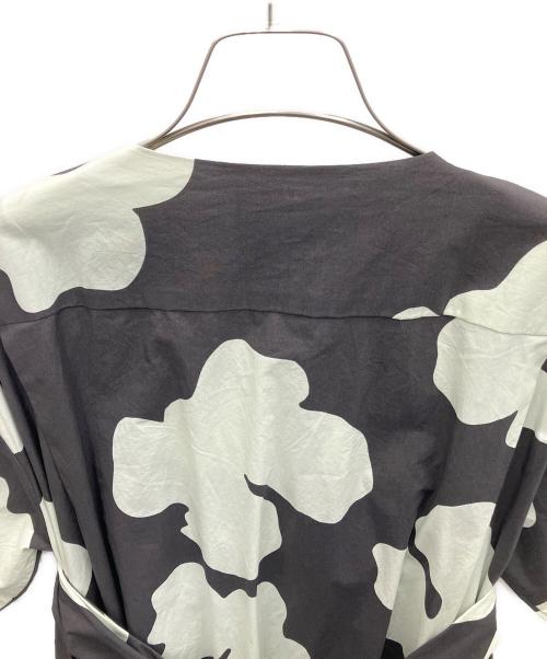 marimekko（マリメッコ）marimekko (マリメッコ) 半袖ワンピース グレー サイズ:SIZE38の古着・服飾アイテム