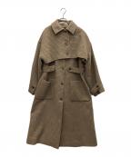 GU×ROKHジーユー×ロク）の古着「2ピースコート」｜ブラウン