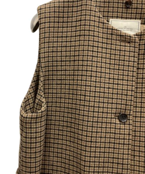 GU（ジーユー）GU (ジーユー) rokh (ロク) 2ピースコート ブラウン サイズ:XLの古着・服飾アイテム