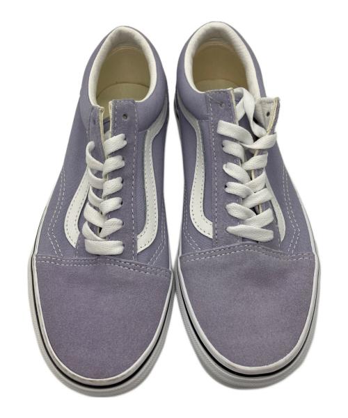 VANS（ヴァンズ）VANS (ヴァンズ) オールドスクール ホワイト×バイオレット サイズ:24 未使用品の古着・服飾アイテム