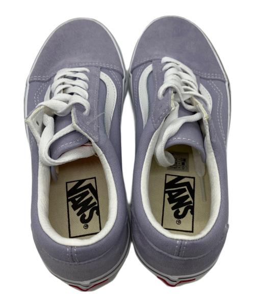 VANS（ヴァンズ）VANS (ヴァンズ) オールドスクール ホワイト×バイオレット サイズ:24 未使用品の古着・服飾アイテム