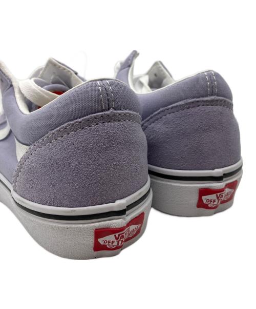 VANS（ヴァンズ）VANS (ヴァンズ) オールドスクール ホワイト×バイオレット サイズ:24 未使用品の古着・服飾アイテム