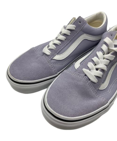 VANS（ヴァンズ）VANS (ヴァンズ) オールドスクール ホワイト×バイオレット サイズ:24 未使用品の古着・服飾アイテム