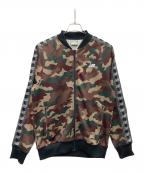 NEW BALANCEニューバランス）の古着「トラックジャケット」｜グリーン×ブラック