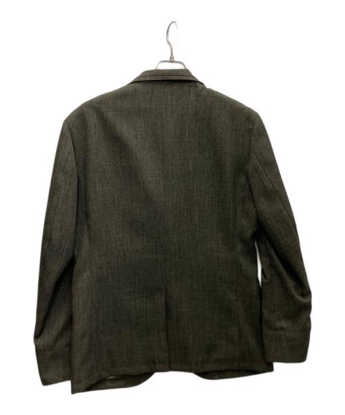 MICHEL KLEIN HOMME（ミッシェルクラン オム）MICHEL KLEIN HOMME (ミッシェルクラン オム) ツイード調コンバーチブルジャケット ブラウン サイズ:SIZE51の古着・服飾アイテム