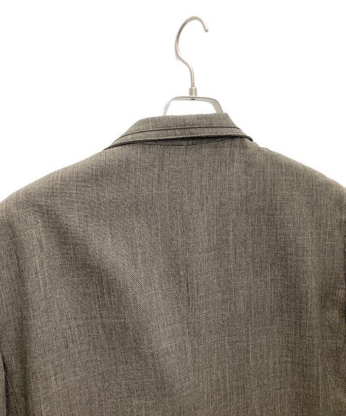 MICHEL KLEIN HOMME（ミッシェルクラン オム）MICHEL KLEIN HOMME (ミッシェルクラン オム) ツイード調コンバーチブルジャケット ブラウン サイズ:SIZE51の古着・服飾アイテム