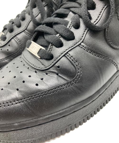 NIKE（ナイキ）NIKE (ナイキ) AIR FORCE 1 '07 BLACK ブラック サイズ:26.5の古着・服飾アイテム