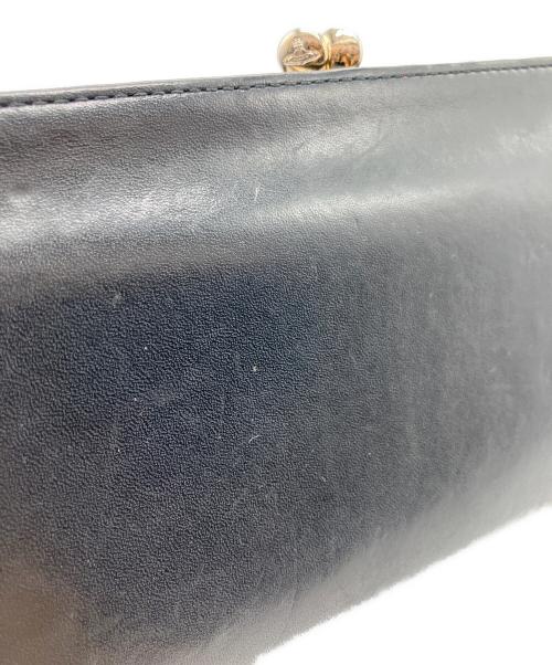 Vivienne Westwood（ヴィヴィアンウエストウッド）Vivienne Westwood (ヴィヴィアンウエストウッド) がま口長財布 ブラックの古着・服飾アイテム