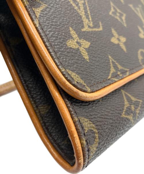 LOUIS VUITTON（ルイ ヴィトン）LOUIS VUITTON (ルイ ヴィトン) ポシェットツインGM ブラウンの古着・服飾アイテム