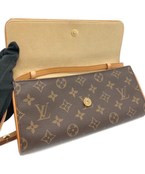LOUIS VUITTON（ルイ ヴィトン）LOUIS VUITTON (ルイ ヴィトン) ポシェットツインGM ブラウンの古着・服飾アイテム