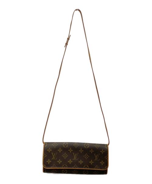 LOUIS VUITTON（ルイ ヴィトン）LOUIS VUITTON (ルイ ヴィトン) ポシェットツインGM ブラウンの古着・服飾アイテム