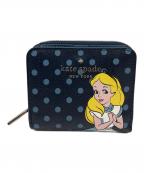 Kate Spade×DISNEYケイトスペード×ディズニー）の古着「2つ折り財布」｜ネイビー