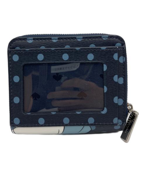 Kate Spade（ケイトスペード）Kate Spade (ケイトスペード) Disney (ディズニー) 2つ折り財布 ネイビーの古着・服飾アイテム