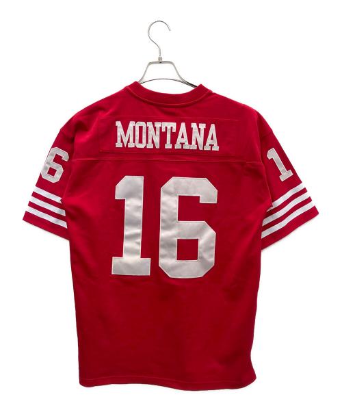 MITCHELL & NESS（ミッチェルアンドネス）MITCHELL & NESS (ミッチェルアンドネス) レガシージャージ レッド サイズ:XLの古着・服飾アイテム