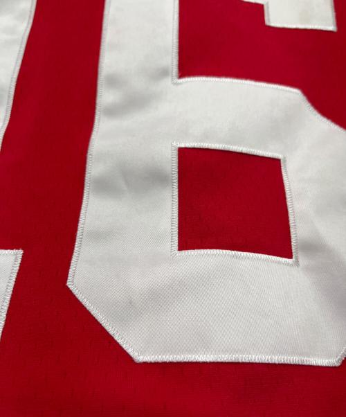 MITCHELL & NESS（ミッチェルアンドネス）MITCHELL & NESS (ミッチェルアンドネス) レガシージャージ レッド サイズ:XLの古着・服飾アイテム