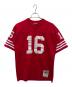 MITCHELL & NESS（ミッチェルアンドネス）の古着「レガシージャージ」｜レッド