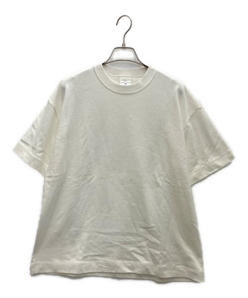 LOOPWHEELER（ループウィラー）LOOPWHEELER (ループウィラー) N.HOOLYWOOD UNDER SUMMIT WEAR (エヌ ハリウッド) コラボTシャツ ホワイト サイズ:Sの古着・服飾アイテム