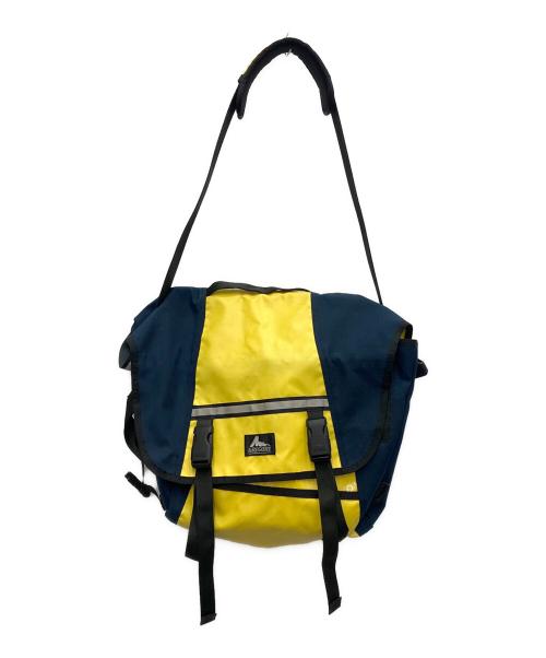 GREGORY（グレゴリー）GREGORY (グレゴリー) メッセンジャーバッグ イエロー×ネイビーの古着・服飾アイテム