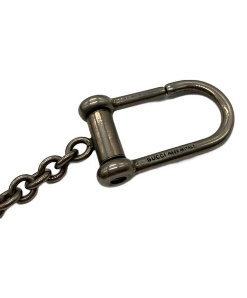 GUCCI（グッチ）GUCCI (グッチ) GGブルームス コインケース グレー×ピンクの古着・服飾アイテム