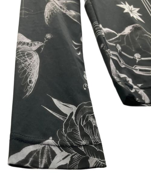 Jean Paul GAULTIER（ジャンポールゴルチェ）Jean Paul GAULTIER (ジャンポールゴルチェ) sacai (サカイ) Print Long Sleeve T-Shirt ブラック サイズ:SIZE2の古着・服飾アイテム
