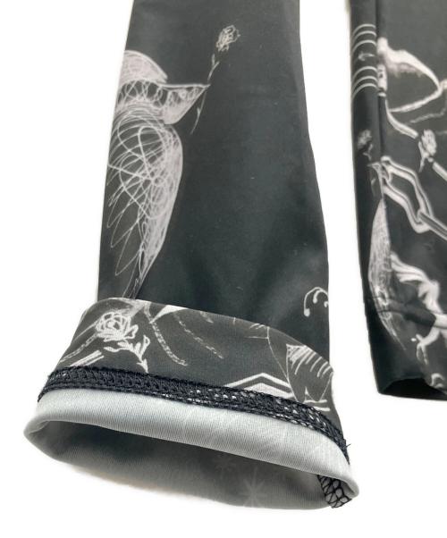 Jean Paul GAULTIER（ジャンポールゴルチェ）Jean Paul GAULTIER (ジャンポールゴルチェ) sacai (サカイ) Print Long Sleeve T-Shirt ブラック サイズ:SIZE2の古着・服飾アイテム