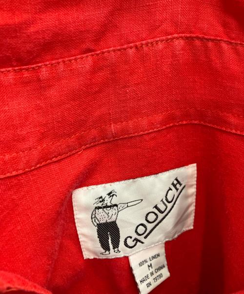 GOOUCH（グーチ）GOOUCH (グーチ) 長袖シャツ レッド サイズ:Ｍの古着・服飾アイテム