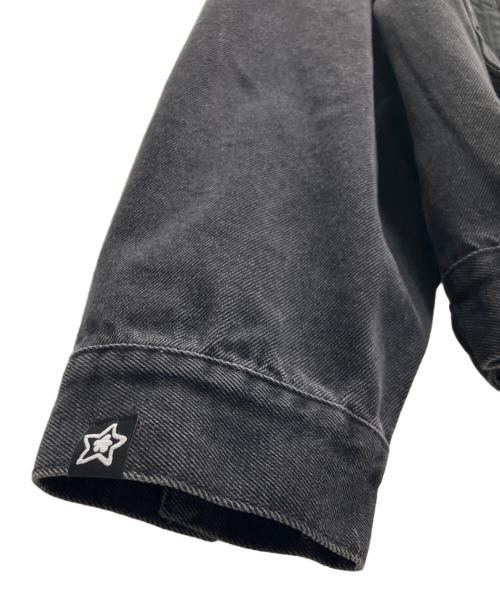 STAR TEAM（スターチーム）STAR TEAM (スターチーム) デニムジャケット ブラック サイズ:SIZE　Sの古着・服飾アイテム