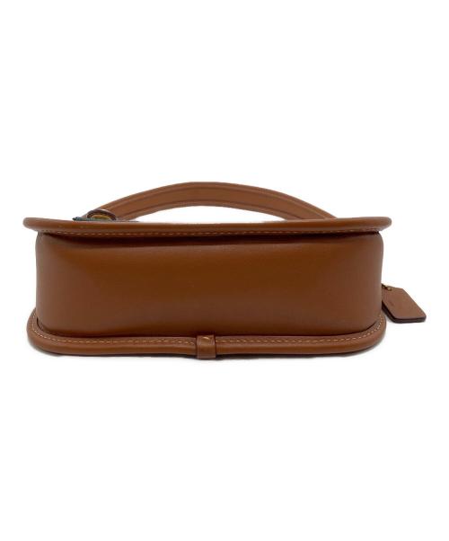 COACH（コーチ）COACH (コーチ) DISNEY (ディズニー) スウィンガー 20 シグネチャー テキスタイル ジャガードパッチ ショルダーバッグ ブラウンの古着・服飾アイテム