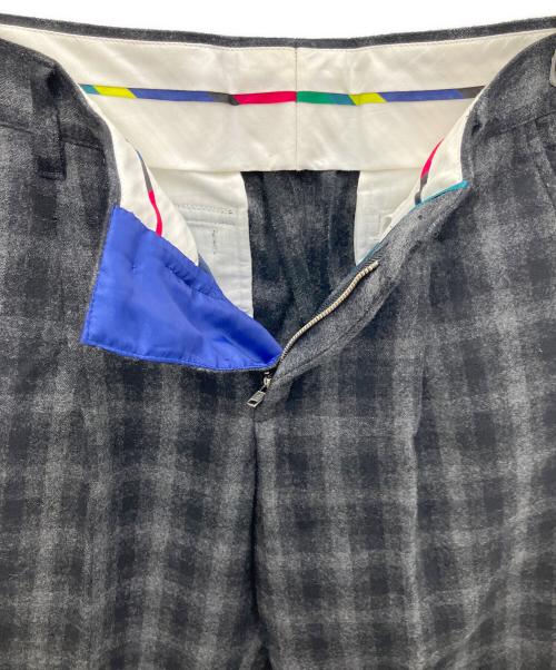 PS Paul Smith（ＰＳポールスミス）PS Paul Smith (ＰＳポールスミス) 2Bセットアップスーツ グレー×ブラック サイズ:SIZE Sの古着・服飾アイテム