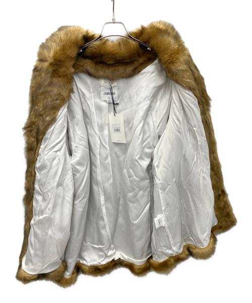 Jakke（ジャッキー）Jakke (ジャッキー) エコファーコート ブラウン サイズ:SIZE　M 未使用品の古着・服飾アイテム
