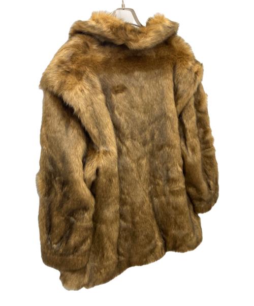 Jakke（ジャッキー）Jakke (ジャッキー) エコファーコート ブラウン サイズ:SIZE　M 未使用品の古着・服飾アイテム