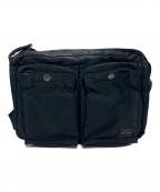 PORTERポーター）の古着「SHOULDER BAG(L)」｜ブラック