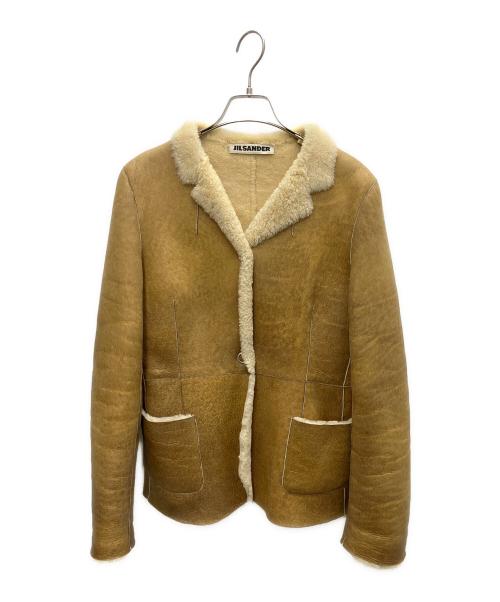 JIL SANDER（ジルサンダー）JIL SANDER (ジルサンダー) ムートンジャケット ベージュ サイズ:38の古着・服飾アイテム