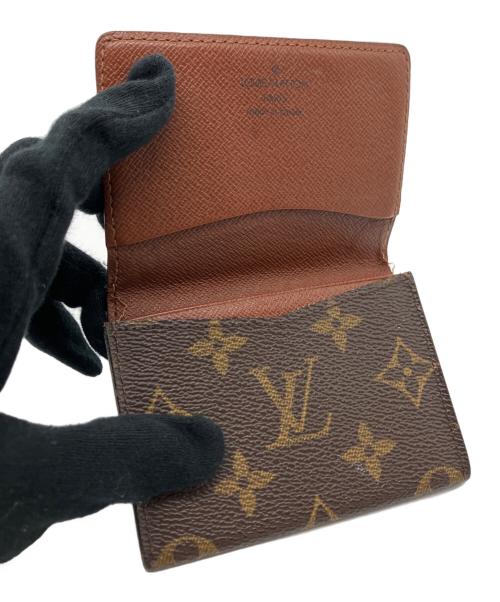 LOUIS VUITTON（ルイ ヴィトン）LOUIS VUITTON (ルイ ヴィトン) アンヴェロップ・カルト・ドゥ・ヴィジット ブラウンの古着・服飾アイテム