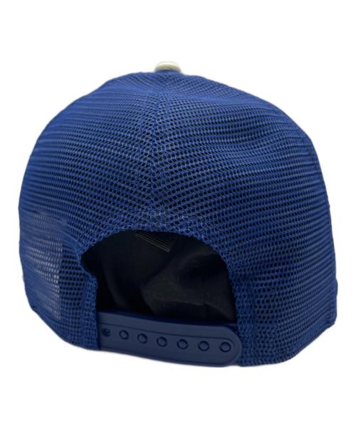 New Era（ニューエラ）New Era (ニューエラ) メッシュキャップ ブルー×アイボリーの古着・服飾アイテム