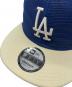 中古・古着 New Era (ニューエラ) メッシュキャップ ブルー×アイボリー：4000円