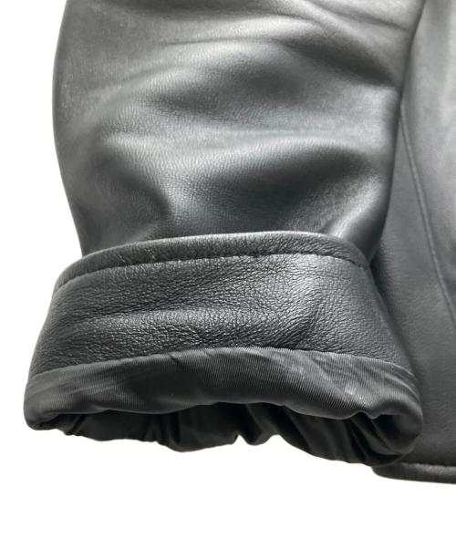 Schott（ショット）Schott (ショット) ノーカラーレザージャケット ブラック サイズ:SIZE Sの古着・服飾アイテム