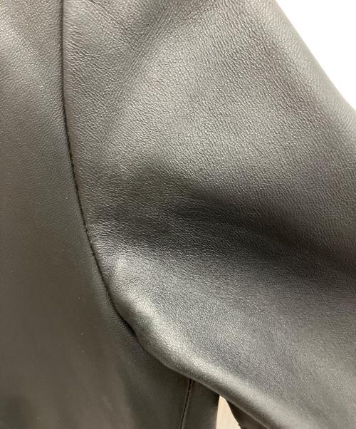 Schott（ショット）Schott (ショット) ノーカラーレザージャケット ブラック サイズ:SIZE Sの古着・服飾アイテム