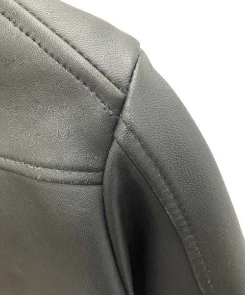 Schott（ショット）Schott (ショット) ノーカラーレザージャケット ブラック サイズ:SIZE Sの古着・服飾アイテム